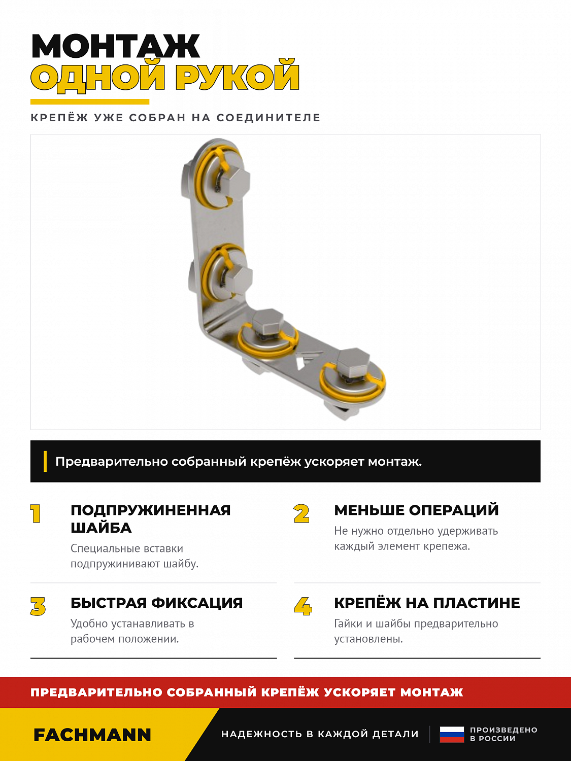 Уголок TR-90-4-3 быстрый монтаж/ Flott Fix